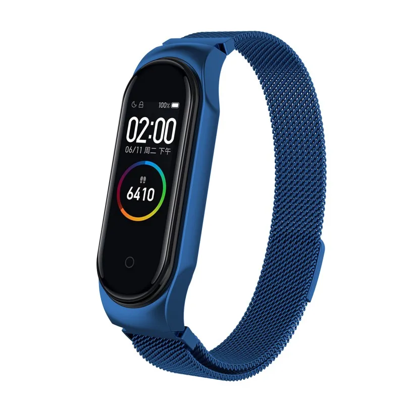 Metal Milanese Loop Band Wrist Strap For Xiaomi Mi Band 4 Bracelet Magnetic Wristbands Band4 Metal Straps Pk M4 Band 
Metal Milanese Loop Band Wrist Strap For Xiaomi Mi Band 4 Bracelet Magnetic Wristbands Band4 Metal Straps Pk M4 Band