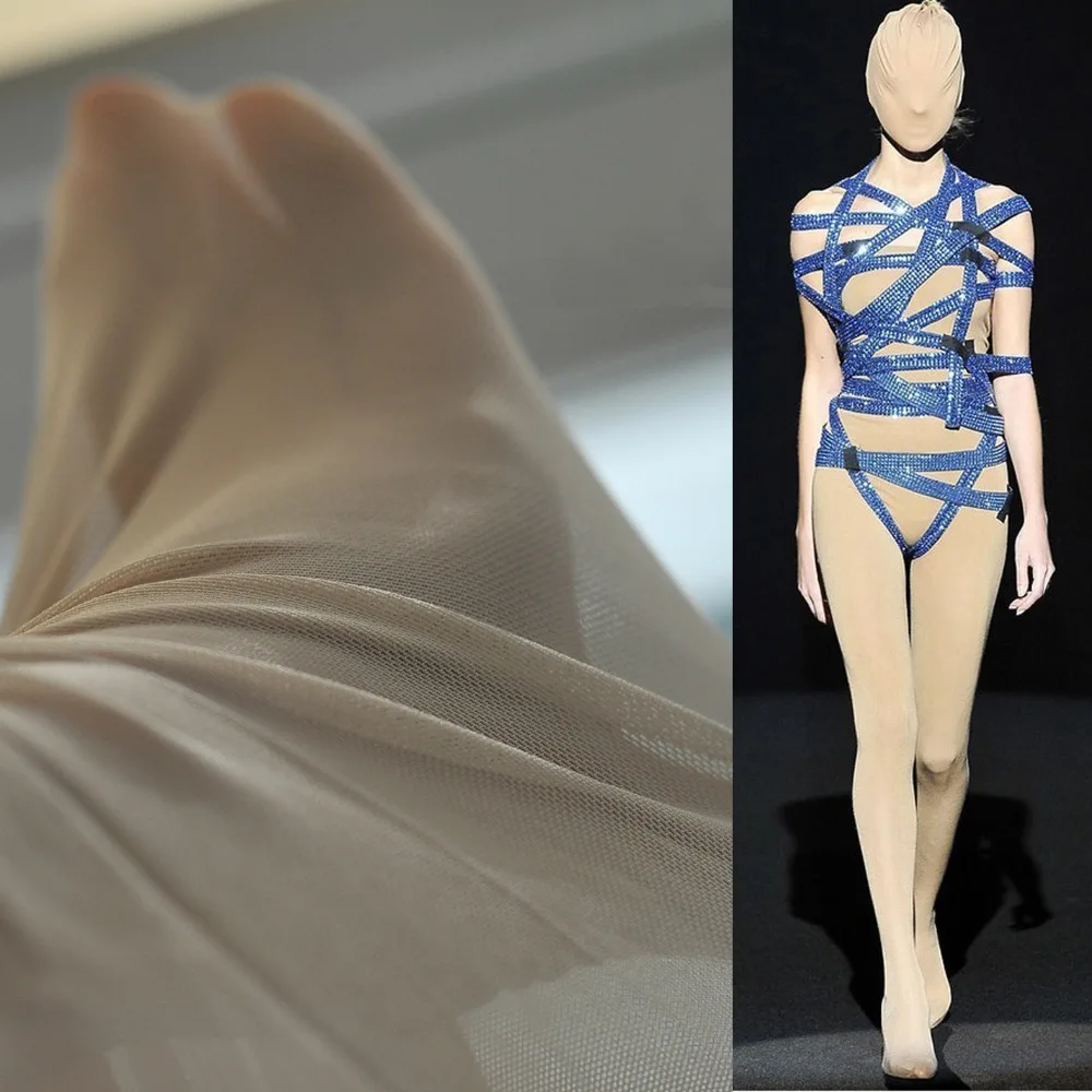 50cm*150cm Beige Skin Color Mesh Stockings Cloth Mesh Tulle Panty-Hose Material High 4 Way Stretch Fabric
50cm*150cm Beige Skin Color Mesh Stockings Cloth Mesh Tulle Panty-Hose Material High 4 Way Stretch Fabric
