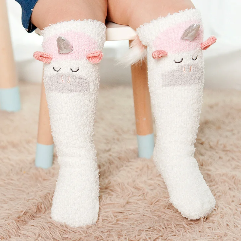 1 pair cartoon animals warm soft baby knee high socks unicorn long anti-slip floor sock with rubber sole for boy girl toddler
1 pair cartoon animals warm soft baby knee high socks unicorn long anti-slip floor sock with rubber sole for boy girl toddler