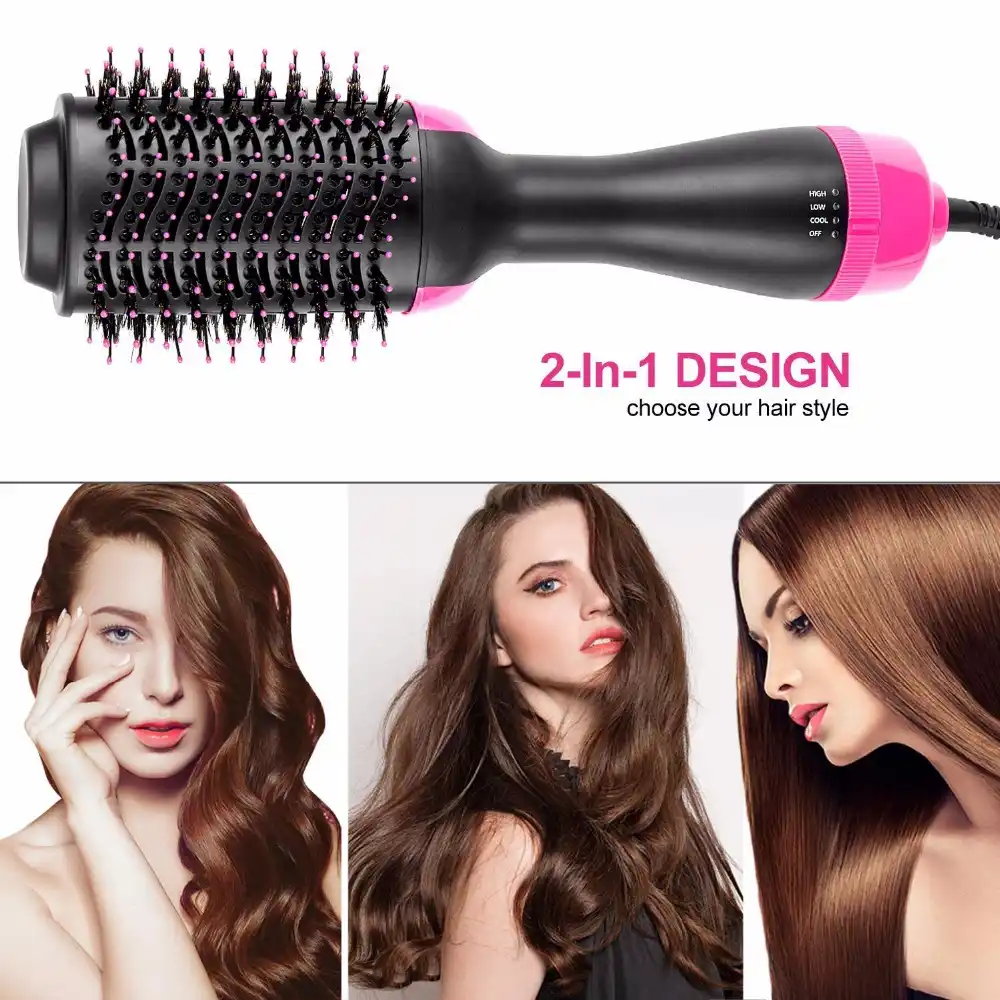 Multifunctional Electric Hair Dryer Brush Hair Curlers Curling