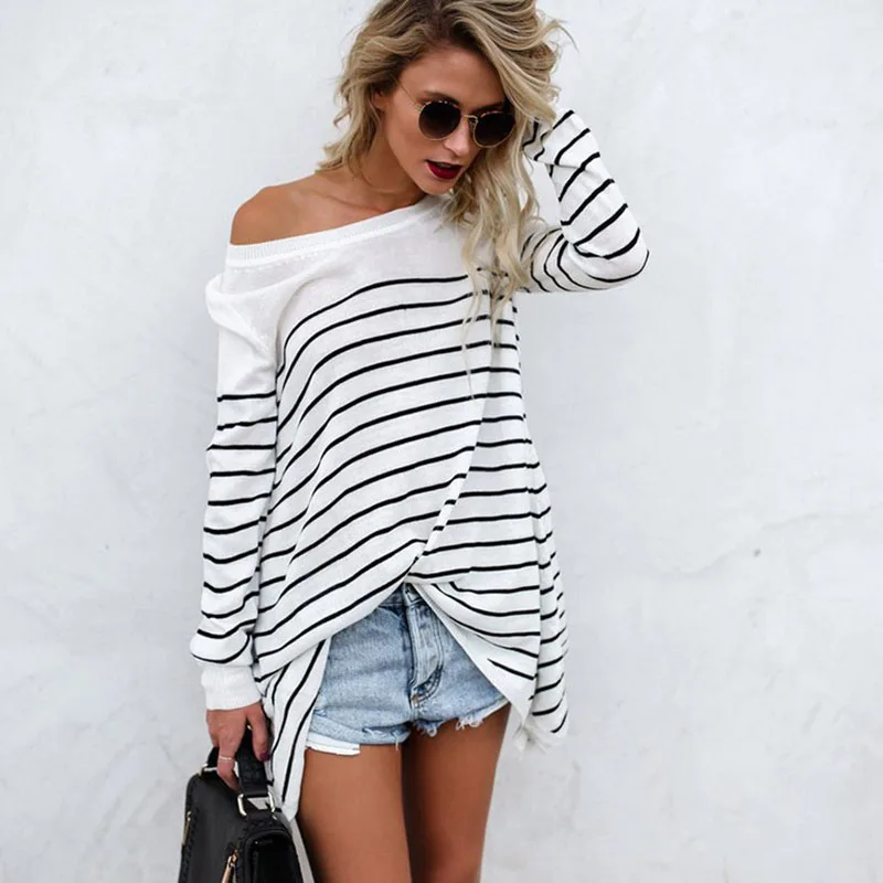2018 Hot Sales Women's Knitted Cashmere Wool Sweater Stripe Woman Winter Clothes Pullover
2018 Hot Sales Women's Knitted Cashmere Wool Sweater Stripe Woman Winter Clothes Pullover