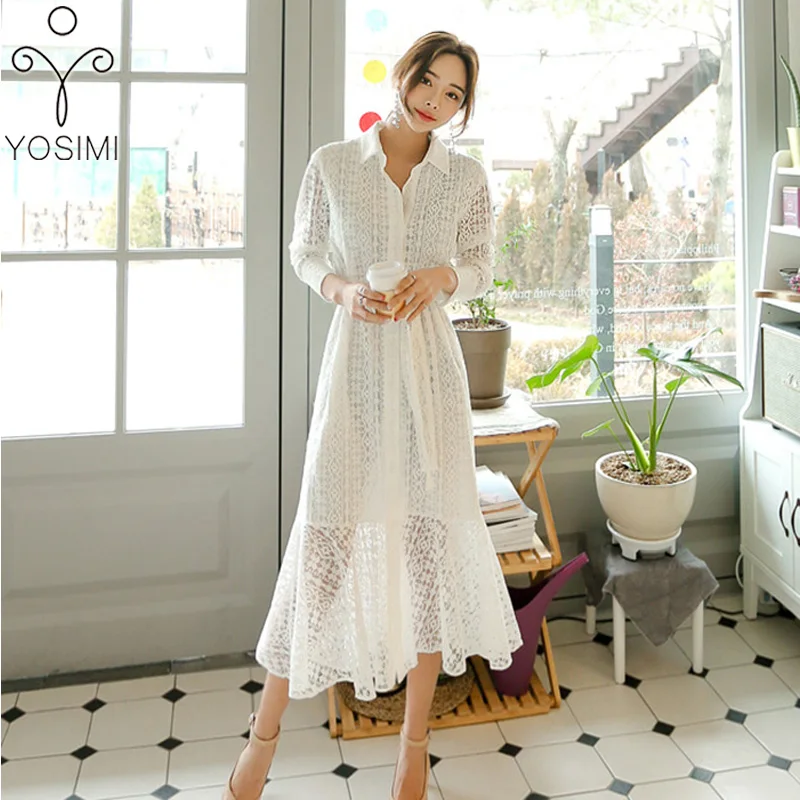 2019 Summer White Lace Dress Female Maxi Vintage Lace Long Women Dress Tunic Slim White Fairy Evening Party Mid-calf Green Dress
2019 Summer White Lace Dress Female Maxi Vintage Lace Long Women Dress Tunic Slim White Fairy Evening Party Mid-calf Green Dress