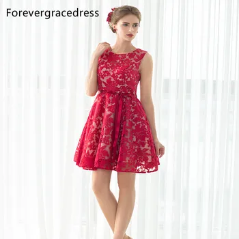 Forevergracedress Real Photos Red Cocktail Dress Sexy Sleeveless Short Lace Homecoming Party Gown Plus Size 
Forevergracedress Real Photos Red Cocktail Dress Sexy Sleeveless Short Lace Homecoming Party Gown Plus Size