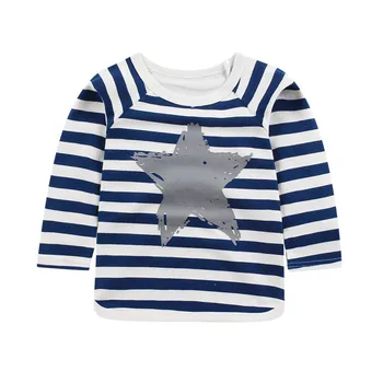 Retail Baby Boys Clothes Girls Long Sleeve Cotton T Shirts Spring Kids Tops Tee Shirt Brand Striped T-shirt Children Clothing
Retail Baby Boys Clothes Girls Long Sleeve Cotton T Shirts Spring Kids Tops Tee Shirt Brand Striped T-shirt Children Clothing