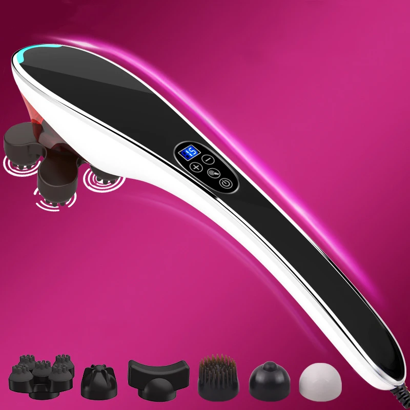 Electric Handheld Massager Stick Wireless 1800mA Digital Vibration Infrared Neck Back Feet Massage Roller Relax Health Massage
Electric Handheld Massager Stick Wireless 1800mA Digital Vibration Infrared Neck Back Feet Massage Roller Relax Health Massage