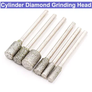 10pcs Grit 60 Coarse Cylinder Diamond Grinding Head Bit Cylindrical Points Coated Jade Carving Burrs Lapidary Tools for Stone
10pcs Grit 60 Coarse Cylinder Diamond Grinding Head Bit Cylindrical Points Coated Jade Carving Burrs Lapidary Tools for Stone