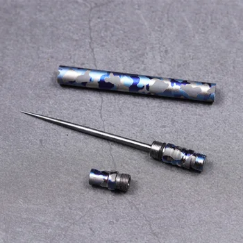 2019 New EDC Pocket Tool Titanium Alloy Toothpick Bucket Anti-wolf Toothpick Cans Fruit Fork Girl Defense
2019 New EDC Pocket Tool Titanium Alloy Toothpick Bucket Anti-wolf Toothpick Cans Fruit Fork Girl Defense