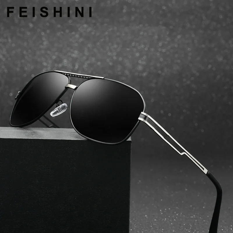 FEISHINI Original Brand Design Driver Man Sunglass Vintage UV Protection Elegant Metal Shield Sunglasses Men Polarized Classic
FEISHINI Original Brand Design Driver Man Sunglass Vintage UV Protection Elegant Metal Shield Sunglasses Men Polarized Classic