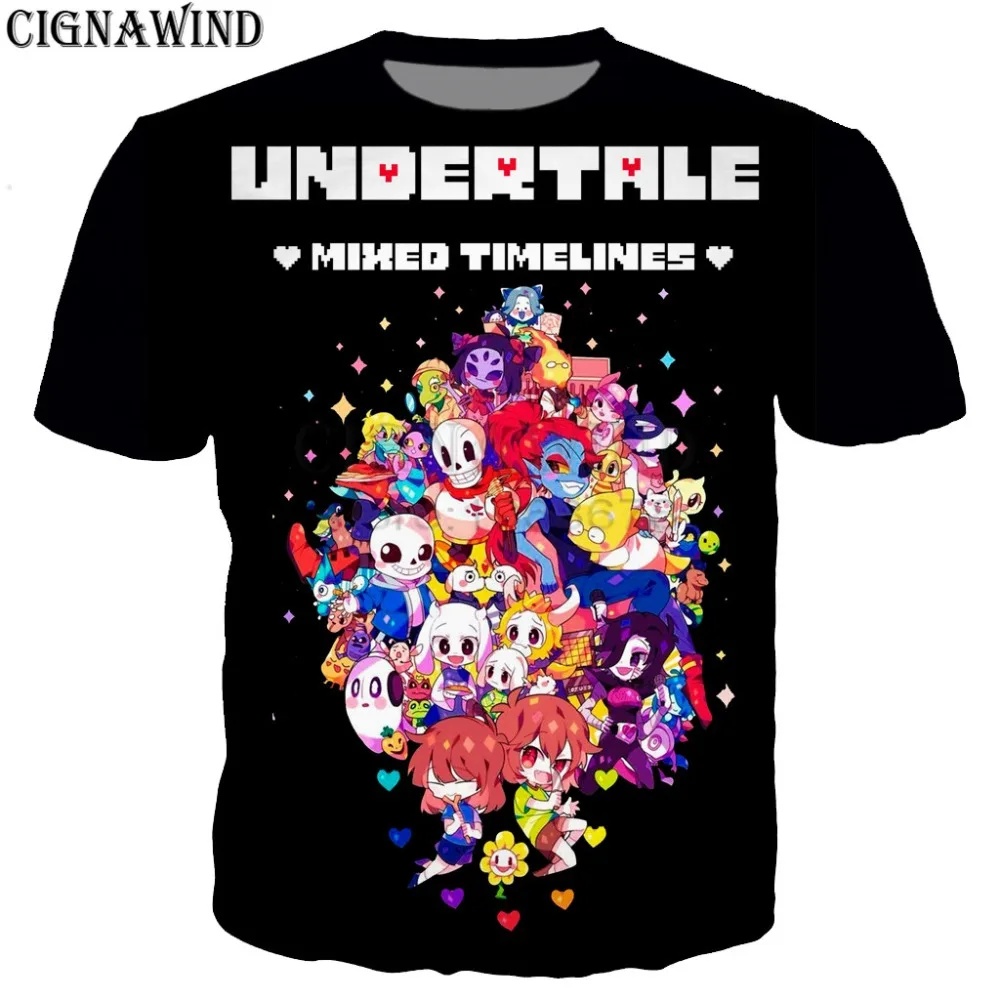 Fashion funny t shirts men/women hot game Undertale 3D printed t-shirt Short sleeve Harajuku style tshirt streetwear tops
Fashion funny t shirts men/women hot game Undertale 3D printed t-shirt Short sleeve Harajuku style tshirt streetwear tops