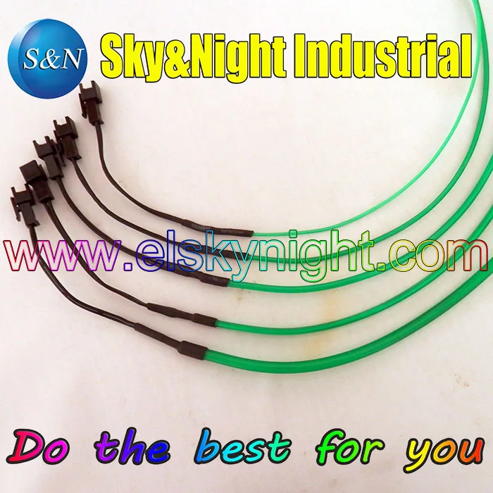 EL wire sample-Green