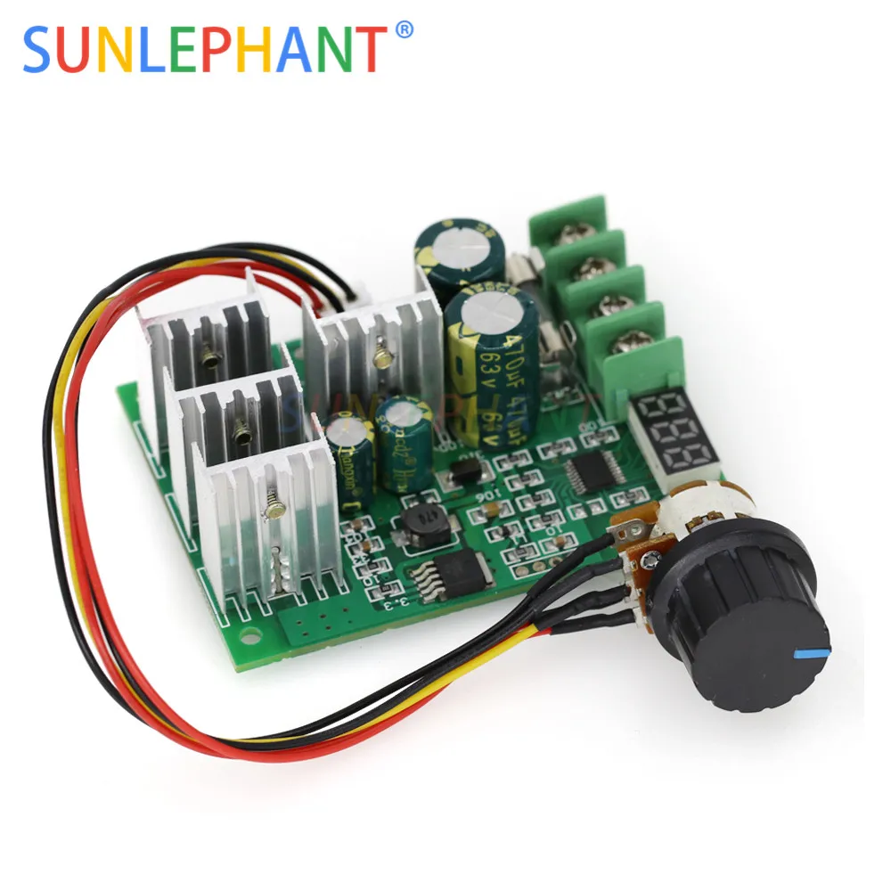 DC6-60V 30A Digital LED Display 0~100% Adjustable Drive Module PWM DC Motor Speed Controller Regulator Dimmer Current Control
DC6-60V 30A Digital LED Display 0~100% Adjustable Drive Module PWM DC Motor Speed Controller Regulator Dimmer Current Control