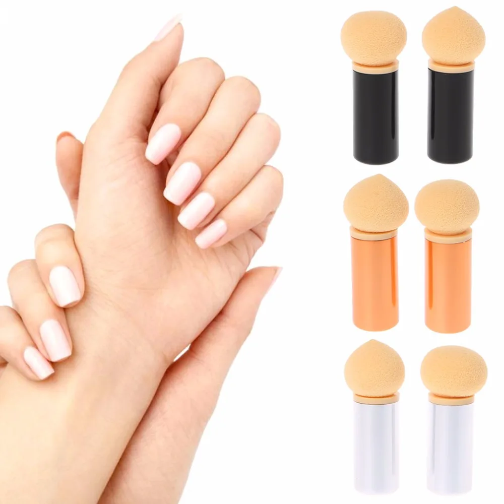 2 Pcs Reusable UV Gel Nail Art Painting Gradient Shading Pen BrushSponge Heads 4cm
2 Pcs Reusable UV Gel Nail Art Painting Gradient Shading Pen BrushSponge Heads 4cm