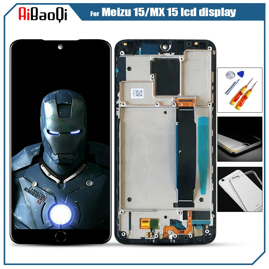 For Original MEIZU 15 LCD screen display+ Touch screen digitizer for For Meizu MX 15 / M881Q AMOLED lcd display screen
For Original MEIZU 15 LCD screen display+ Touch screen digitizer for For Meizu MX 15 / M881Q AMOLED lcd display screen