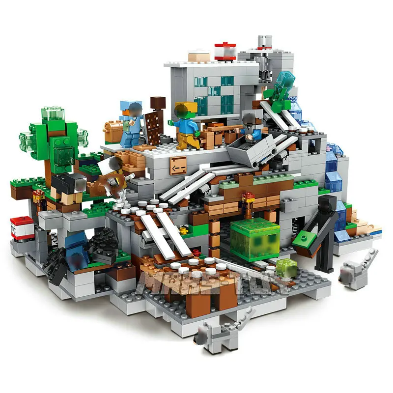 The Mountain Cave Steve Minifigures Minecrafted Building Blocks Compatible For Legoingly Figure Set Minecrafted Bricks
The Mountain Cave Steve Minifigures Minecrafted Building Blocks Compatible For Legoingly Figure Set Minecrafted Bricks