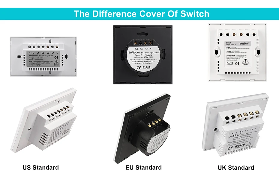 Broadlink TC2 EU Standard Wall Light lamps Switch (16)