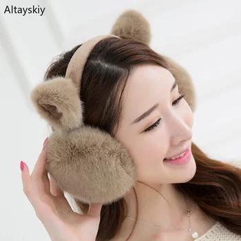 Earmuffs Women Cotton Plush Winter Warm Cat Ears Soft Womens Ear Warmers Korean Style High Elasticity Antifreeze Trendy New Cute
Earmuffs Women Cotton Plush Winter Warm Cat Ears Soft Womens Ear Warmers Korean Style High Elasticity Antifreeze Trendy New Cute