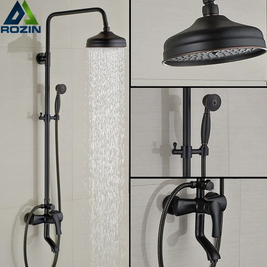 Luxury Bathroom Shower Mixers Brass Rainfall Bath Shower Faucet set In Wall Sliding Bar Shower Column Tap Brass Hand Shower
Luxury Bathroom Shower Mixers Brass Rainfall Bath Shower Faucet set In Wall Sliding Bar Shower Column Tap Brass Hand Shower