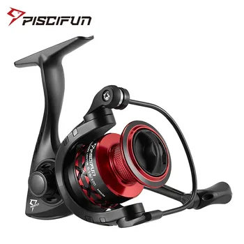 Piscifun Flame Spinning Reel 5.2:1 Gear Ratio 10 Bearings Up to 9KG Max Drag Light Ultra Smooth 2000 3000 4000 5000 Fishing Reel 
Piscifun Flame Spinning Reel 5.2:1 Gear Ratio 10 Bearings Up to 9KG Max Drag Light Ultra Smooth 2000 3000 4000 5000 Fishing Reel
