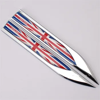 2Pcs Metal England UK Flag Auto Car Side Fender Skirts Knife Type Badges Emblems Sticker Fit For Mini Cooper Chevy Cruze etc
2Pcs Metal England UK Flag Auto Car Side Fender Skirts Knife Type Badges Emblems Sticker Fit For Mini Cooper Chevy Cruze etc