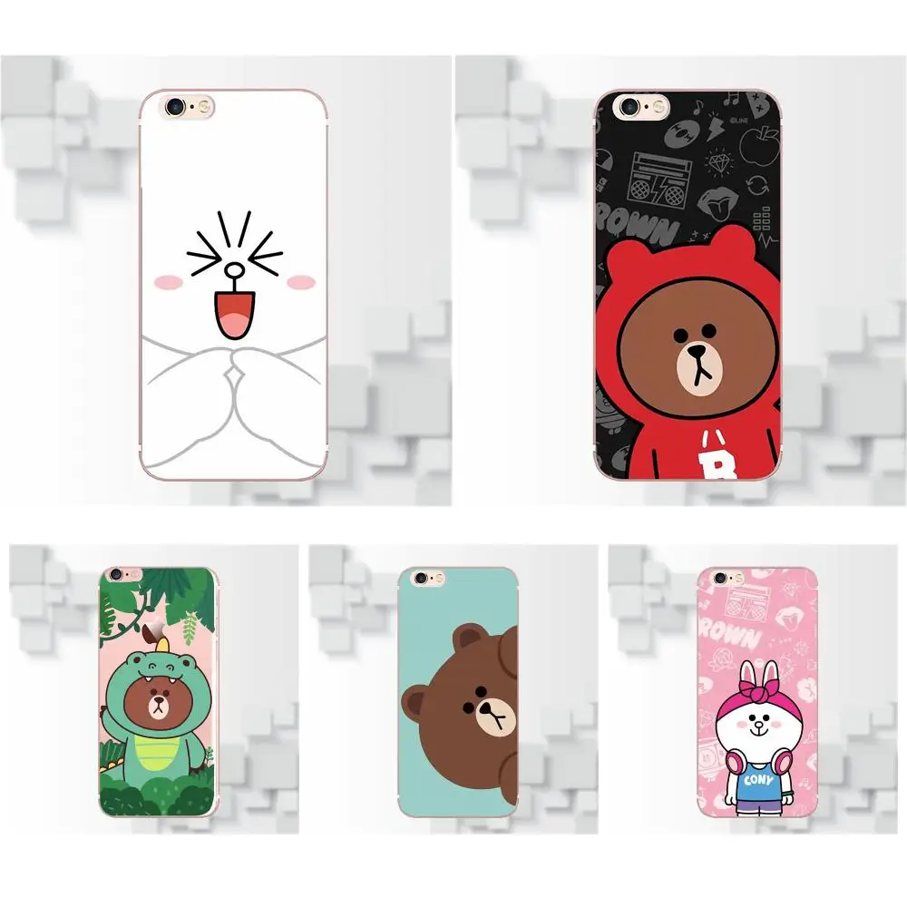 TPU Cases For iPhone 4S 5S 5C SE 6S 7 8 Plus X Galaxy Note 5 6 8 S9+ Grand Core Prime Alpha Style Cartoon Cony Rabbit Brown Bear
TPU Cases For iPhone 4S 5S 5C SE 6S 7 8 Plus X Galaxy Note 5 6 8 S9+ Grand Core Prime Alpha Style Cartoon Cony Rabbit Brown Bear