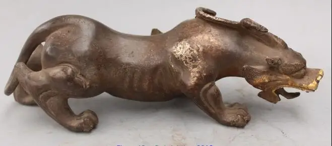 S4690 Chinese Folk Bronze Copper Silver Gilt Dragon Beast Pixiu Chi-lin Unicorn Statue discount 30% (C0324)
S4690 Chinese Folk Bronze Copper Silver Gilt Dragon Beast Pixiu Chi-lin Unicorn Statue discount 30% (C0324)