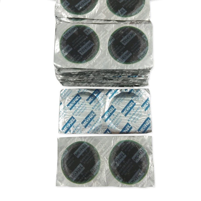 100pcs/42mm Tyre vacuum patching film Natural rubber Tyre patch For car and truck appropriation Circular tire patch Tire repair
100pcs/42mm Tyre vacuum patching film Natural rubber Tyre patch For car and truck appropriation Circular tire patch Tire repair