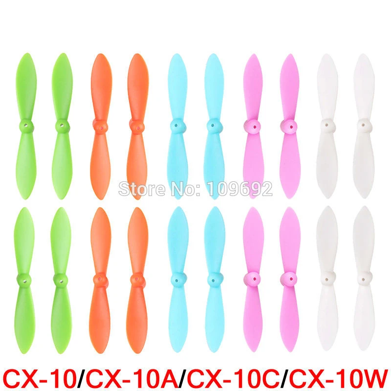 KAINISI 5 Colors Propeller Cheerson CX-10 CX-10A CX-10C CX-10W Spare Parts Main Blades RC Quadcopter Drone Accessories
KAINISI 5 Colors Propeller Cheerson CX-10 CX-10A CX-10C CX-10W Spare Parts Main Blades RC Quadcopter Drone Accessories