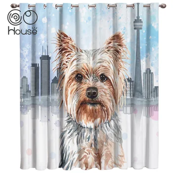 COCOHouse Vancouver City Building Dog Yorkshire Terrier Bathroom Bedroom Outdoor Kids Window Treatment Hardware Sets Curtain 
COCOHouse Vancouver City Building Dog Yorkshire Terrier Bathroom Bedroom Outdoor Kids Window Treatment Hardware Sets Curtain