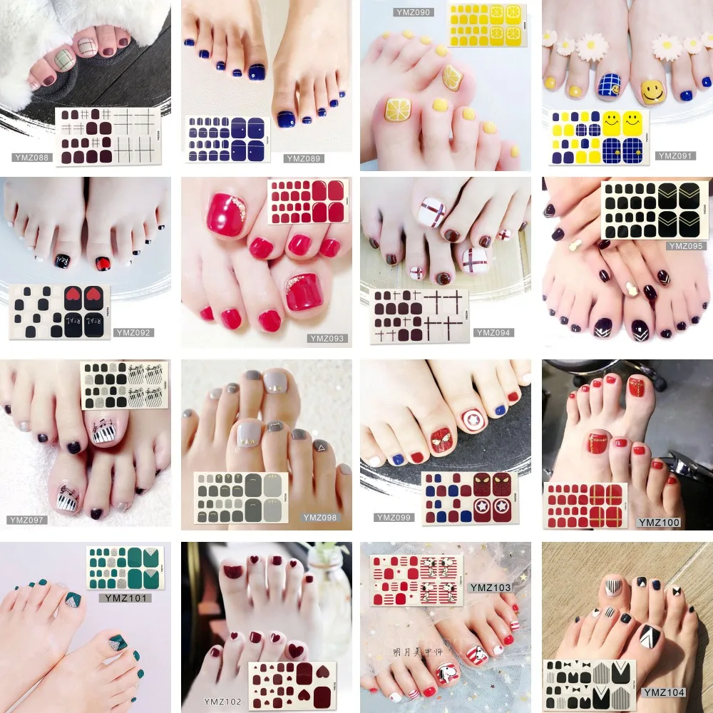 1PC Toenail art Full-Cover Sticker Sheet For ToeNail Sticker Polish Sticker Pedicure Sticker YMZ088-104 Holiday Summer
1PC Toenail art Full-Cover Sticker Sheet For ToeNail Sticker Polish Sticker Pedicure Sticker YMZ088-104 Holiday Summer