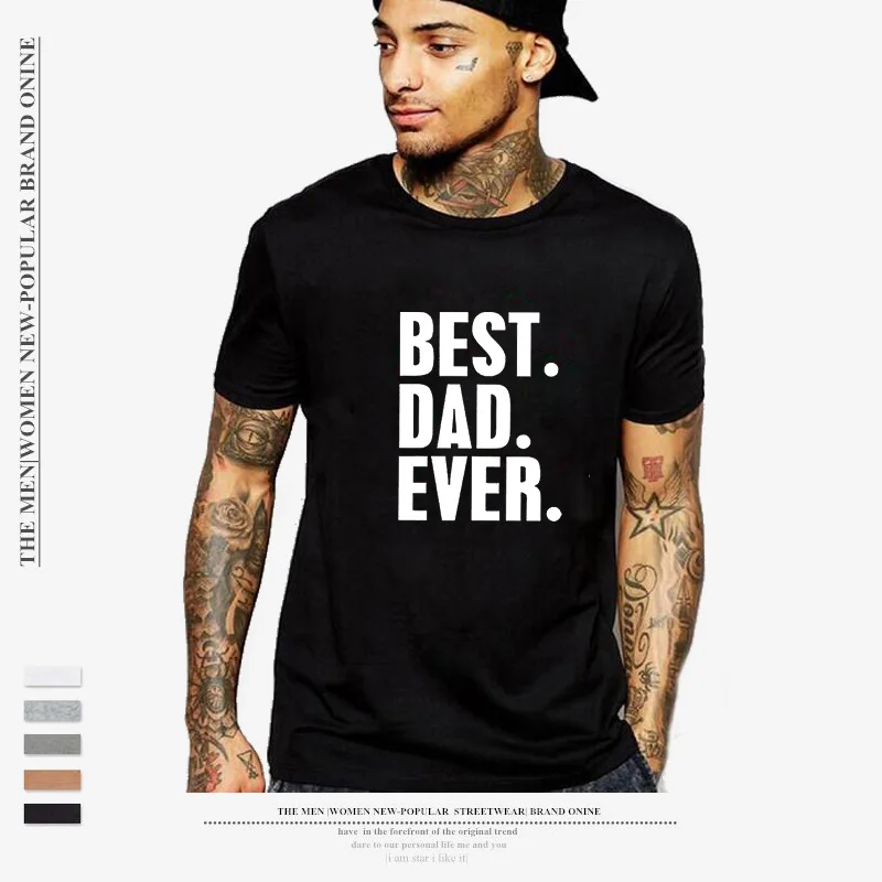 Best Dad Ever Short Sleeve T Shirt Men 2019 New Fashion Casual T-shirt Man Hip Hop Brand Clothing Men's T Shirts Tee Shirt Homme
Best Dad Ever Short Sleeve T Shirt Men 2019 New Fashion Casual T-shirt Man Hip Hop Brand Clothing Men's T Shirts Tee Shirt Homme