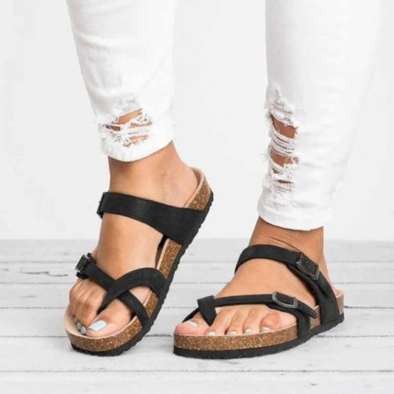 Women Sandals Open Toes Ankle Strappy Flat Heel Flip Flops for Summer Beach OH66
Women Sandals Open Toes Ankle Strappy Flat Heel Flip Flops for Summer Beach OH66