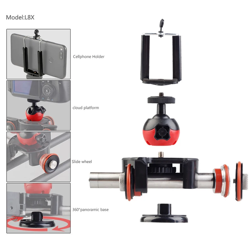 Camera Video Track Dolly Motorized Electric Slider Motor Dolly Truck for Nikon Canon Dslr Camera Dv Movie Vlogging Gear
Camera Video Track Dolly Motorized Electric Slider Motor Dolly Truck for Nikon Canon Dslr Camera Dv Movie Vlogging Gear