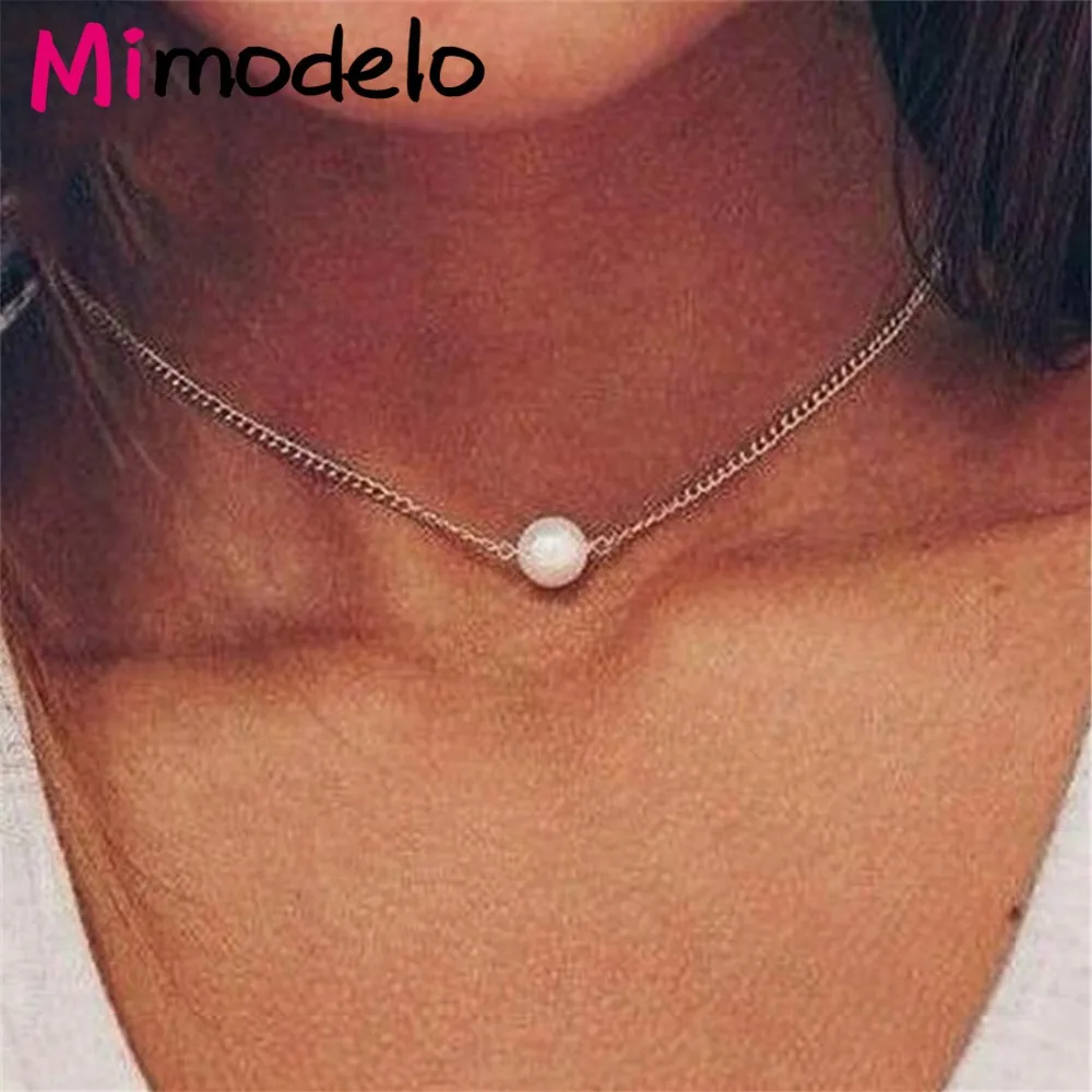 2019 Hot Sale One White Pearl Necklace Zinc Alloy Silver Color Rose Gold Color Chain With Imitation Pearl Fashion Women Jewelry
2019 Hot Sale One White Pearl Necklace Zinc Alloy Silver Color Rose Gold Color Chain With Imitation Pearl Fashion Women Jewelry