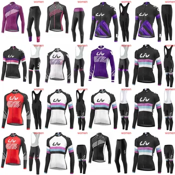 Liv 2018 Outdoor Sports Spring Summer Bike Bicycle Cycling long Sleeves jersey bib pants sets MTB Clothing Women Wear G2002
Liv 2018 Outdoor Sports Spring Summer Bike Bicycle Cycling long Sleeves jersey bib pants sets MTB Clothing Women Wear G2002