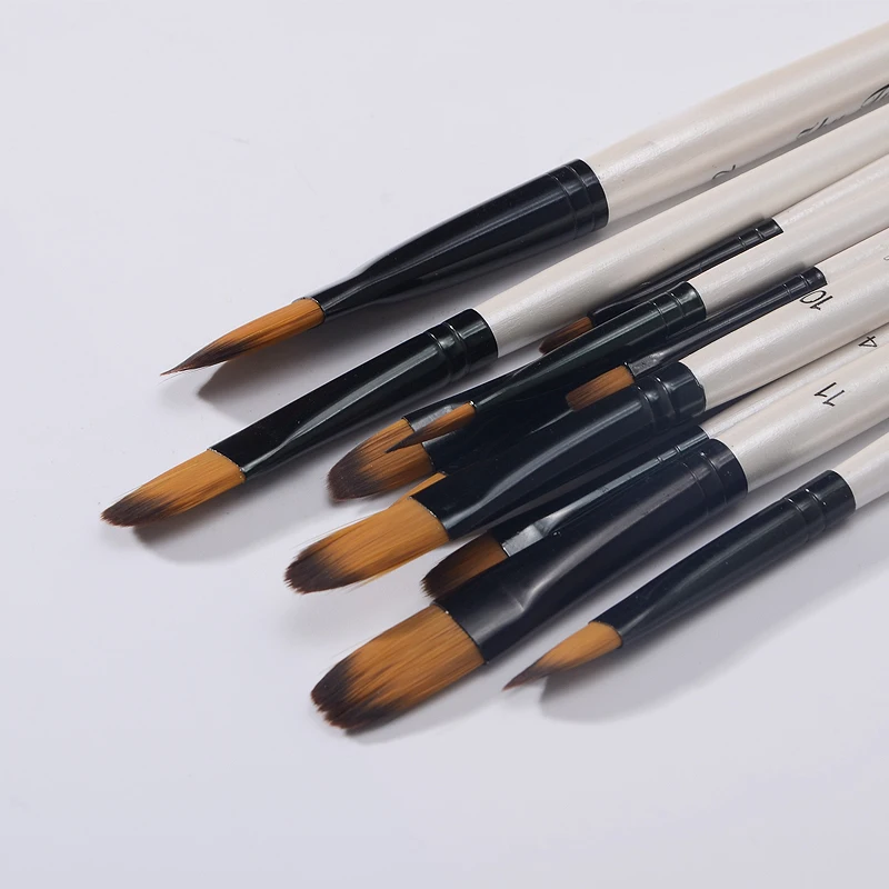 12 pcs/set Nylon Hair Oil Paint Brush Pen Set Soft Watercolor for Learning Diy Oil Acrylic Painting Art Paint Brushes Supplies
12 pcs/set Nylon Hair Oil Paint Brush Pen Set Soft Watercolor for Learning Diy Oil Acrylic Painting Art Paint Brushes Supplies