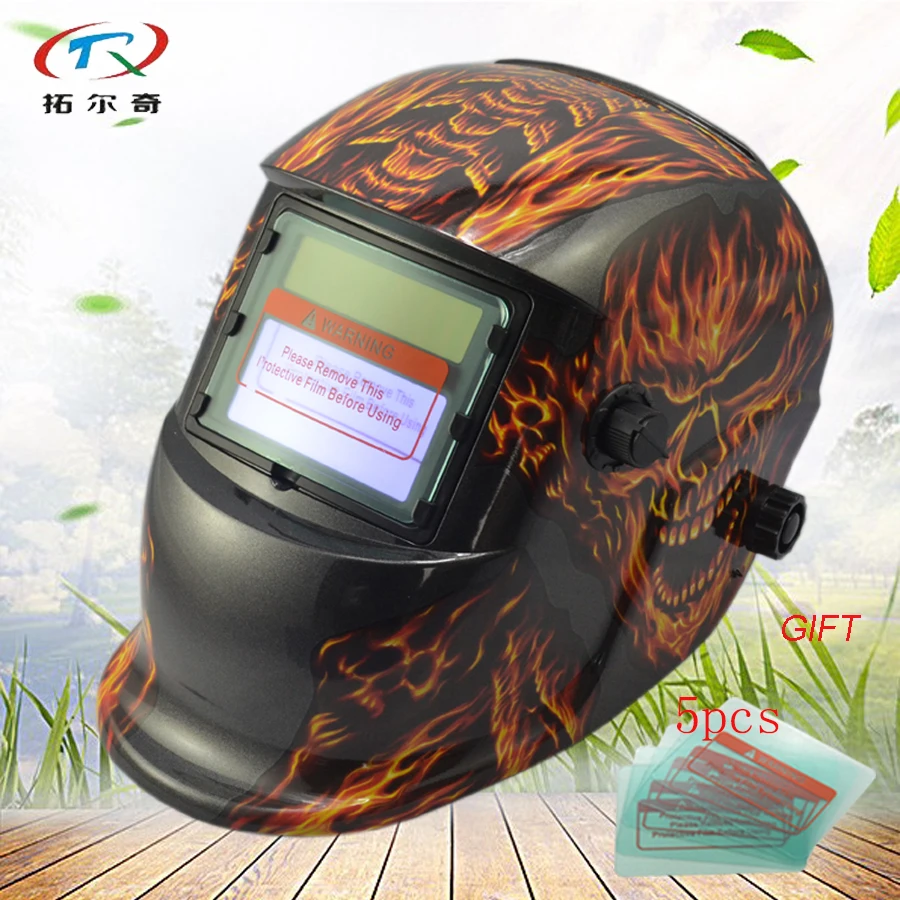 Auto Darkening Welding Helmet DIN9-13 Black color Wholesale price welder welding mask full automatic face protect HD32(2200DE)
Auto Darkening Welding Helmet DIN9-13 Black color Wholesale price welder welding mask full automatic face protect HD32(2200DE)