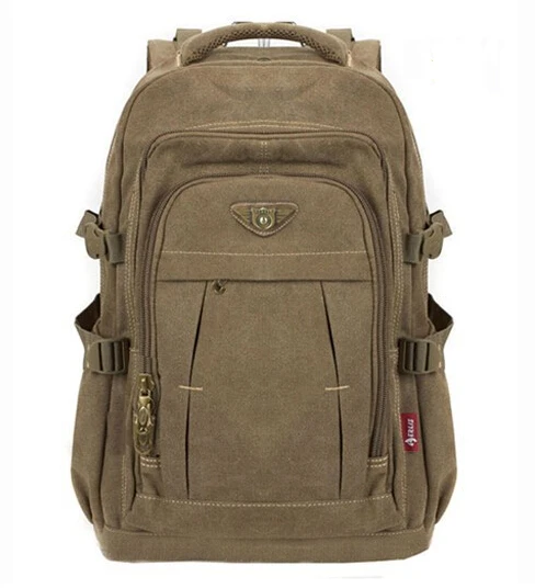 Image mochila military Vintage Backpack Fashion Men Canvas Backpack , Travel Rucksack Shoulder Bag Vans Schoolbag Sports 2015 New
