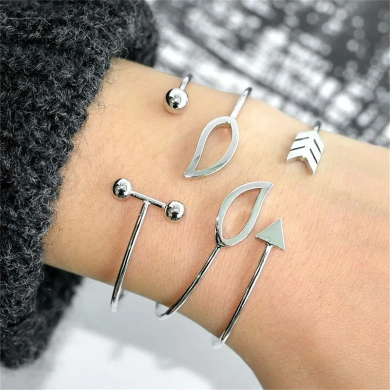 Tocona 3Pcs/Set Bohemian Opening Arrow Infinity Charm Cuff Bracelets Set for Women Punk Bracelet Bangle Jewelry 4370
Tocona 3Pcs/Set Bohemian Opening Arrow Infinity Charm Cuff Bracelets Set for Women Punk Bracelet Bangle Jewelry 4370