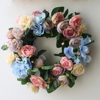 Artificial Wreaths Rose Wreath Door Wreath Artificial Garland Door Wedding Party Decor Home Decoration
Artificial Wreaths Rose Wreath Door Wreath Artificial Garland Door Wedding Party Decor Home Decoration
