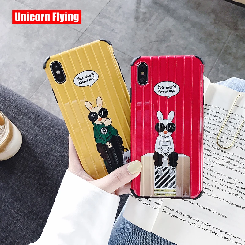 LinXiang Fashion Style Cartoon Funny Sunglasses Rabbit Trunk Patterned Phone Case For iphone 6 6s 7 8 Plus X XS Max XR
LinXiang Fashion Style Cartoon Funny Sunglasses Rabbit Trunk Patterned Phone Case For iphone 6 6s 7 8 Plus X XS Max XR