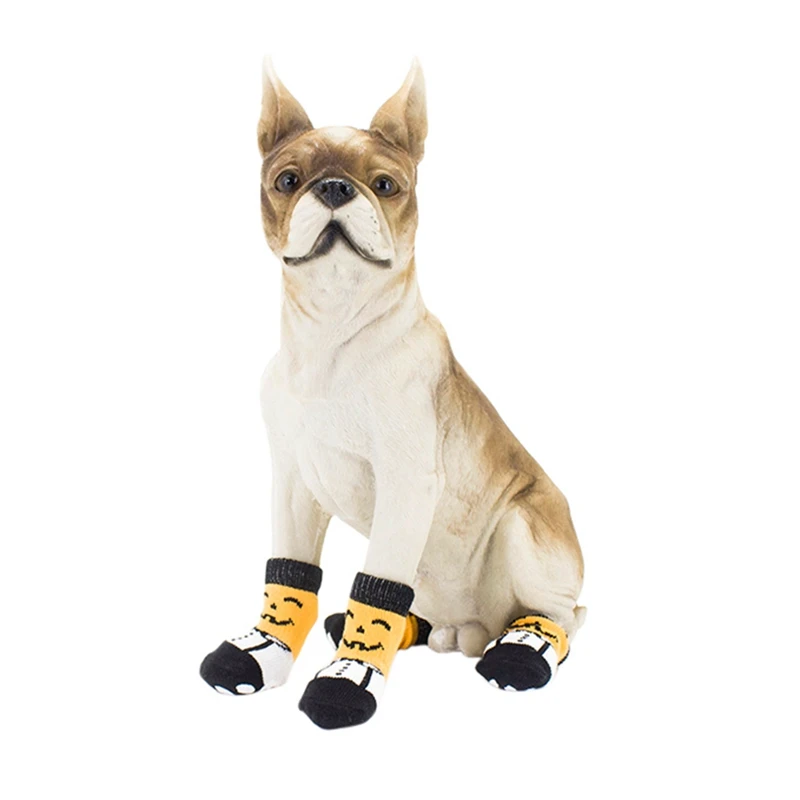 Halloween Pet Waterproof Pumpkin Socks Anti-slip Sole Paw Protectors Small Medium Dog Dirty-proof Feet Cover
Halloween Pet Waterproof Pumpkin Socks Anti-slip Sole Paw Protectors Small Medium Dog Dirty-proof Feet Cover