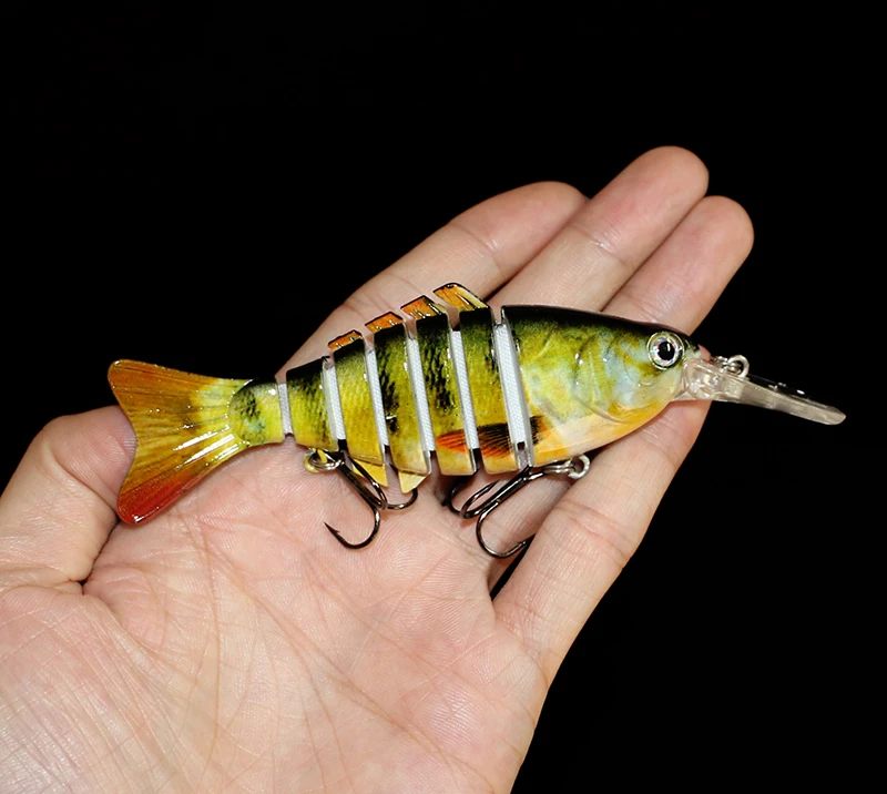 1Pcs Multi Jointed VIB Fish Bait Swimbait Crankbait Pesca Lure Pike Muskie Killer 14g 11.2cm Fishing Tackle
1Pcs Multi Jointed VIB Fish Bait Swimbait Crankbait Pesca Lure Pike Muskie Killer 14g 11.2cm Fishing Tackle