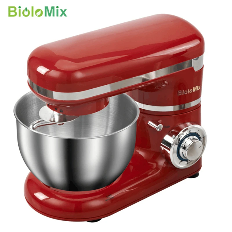 1200W 4L Stainless Steel Bowl 6-speed Kitchen Food Stand Mixer Cream Egg Whisk Blender Cake Dough Bread Mixer Maker Machine 
1200W 4L Stainless Steel Bowl 6-speed Kitchen Food Stand Mixer Cream Egg Whisk Blender Cake Dough Bread Mixer Maker Machine