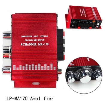 Red Car Audio 12V Mini Stereo Connection Low Distortion RCA LP-MA170 Amplifier 2 Channel Loudspeaker Digital MP3 Hi-Fi 2*20W
Red Car Audio 12V Mini Stereo Connection Low Distortion RCA LP-MA170 Amplifier 2 Channel Loudspeaker Digital MP3 Hi-Fi 2*20W