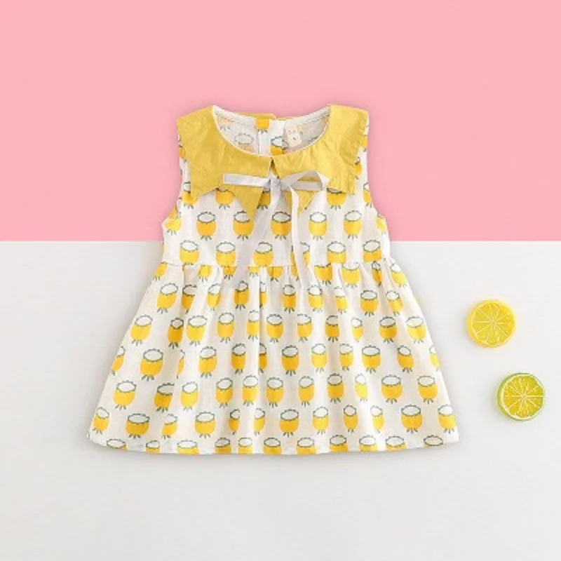 Summer Baby Girl Bowknot Dress Sleeveless Infant Girl Clothes Vestido Bebe Dress for Summer Baby Girl Clothes Ddresses 0-24M 
Summer Baby Girl Bowknot Dress Sleeveless Infant Girl Clothes Vestido Bebe Dress for Summer Baby Girl Clothes Ddresses 0-24M