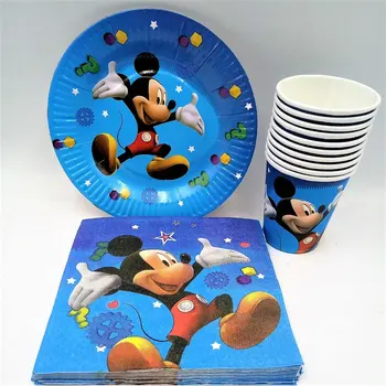 40p/set Mickey Mouse Birthday Party Supplies Cake dish Plate Cup Naokin Disposable Tableware Party Favor Decoration
40p/set Mickey Mouse Birthday Party Supplies Cake dish Plate Cup Naokin Disposable Tableware Party Favor Decoration