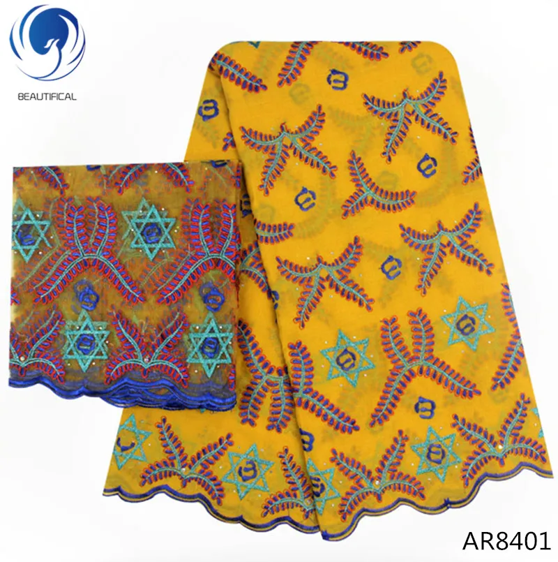 BEAUTIFICAL african swiss lace fabrics 5yards with 2 yards scarft 2018 embroidered lace fabric with stone for wedding AR84
BEAUTIFICAL african swiss lace fabrics 5yards with 2 yards scarft 2018 embroidered lace fabric with stone for wedding AR84