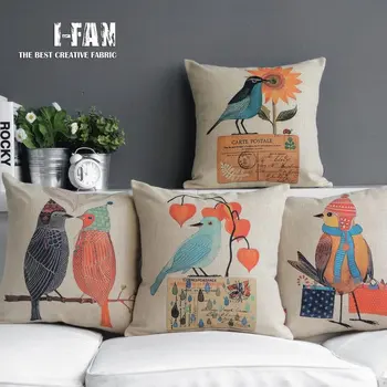 creative Birds cartoon Pillow bird cushion / Linen pillowcase Square pillowcase Home Decor sofa cushions
creative Birds cartoon Pillow bird cushion / Linen pillowcase Square pillowcase Home Decor sofa cushions