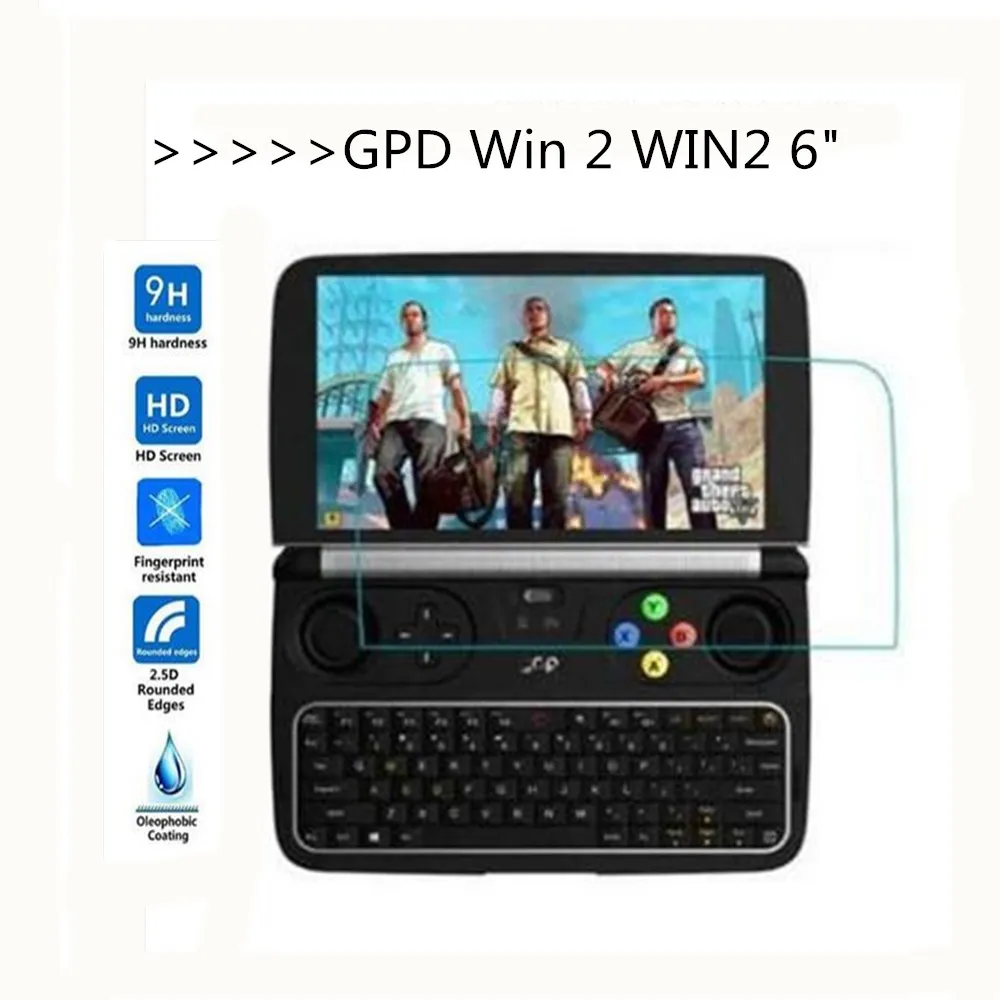Tempered Glass 9H Good Quality Protective Film Explosion-proof Screen Protector For GPD Win 2 WIN2 6" GamePad Tablet
Tempered Glass 9H Good Quality Protective Film Explosion-proof Screen Protector For GPD Win 2 WIN2 6" GamePad Tablet