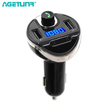 AGETUNR T20 Bluetooth Car Kit handsfree Set FM Transmitter MP3 music Player 5V 3.4A USB Car charger Micro SD & USB Music Play
AGETUNR T20 Bluetooth Car Kit handsfree Set FM Transmitter MP3 music Player 5V 3.4A USB Car charger Micro SD & USB Music Play
